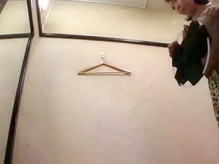 Sex-Crazed Nippon Pussy Fits Pervy Dick's Peeping Needs in Tokyo Fitting Room