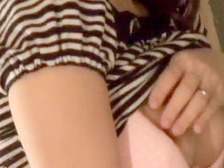 Japanese MILF let's her nipple slip while getting fucked by two guys in Tokyo hotel room