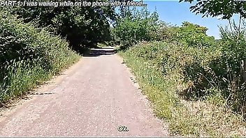 Milf with big tits sucks an unknown guy at the public park and she receives a huge facial - ENG SUB